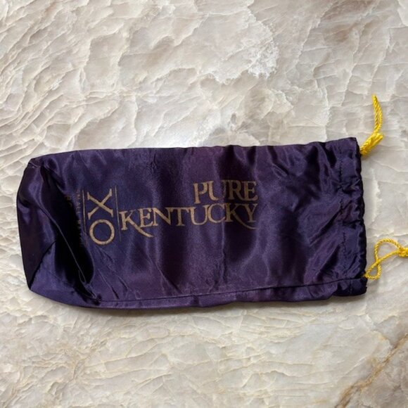 Pure Kentucky XO Small Batch Boubon Bottle Bag Purple Gold 12"H x 6"W Rare - Picture 2 of 6